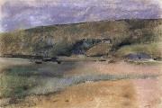 Edgar Degas Cliffs at the Edge of the Sea Germany oil painting artist